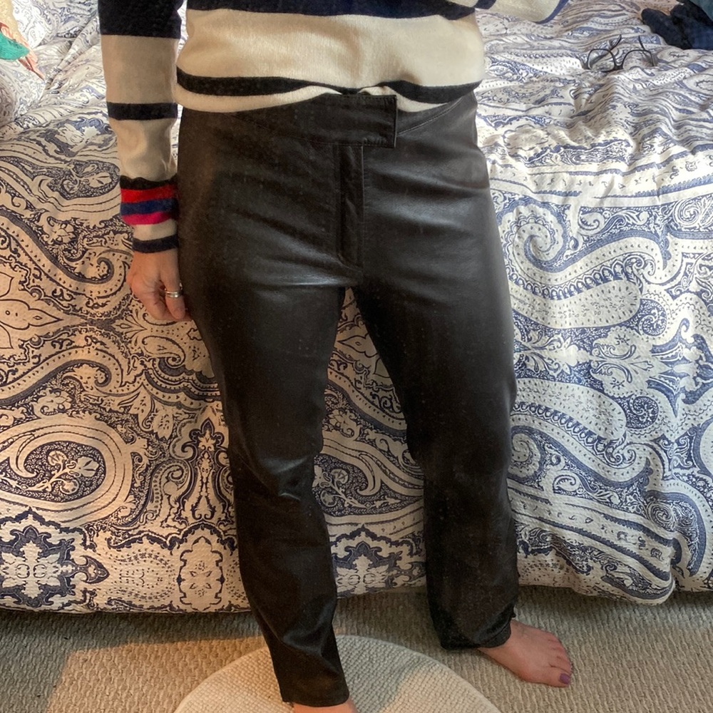 Never worn brown Leather pants from REM Garson